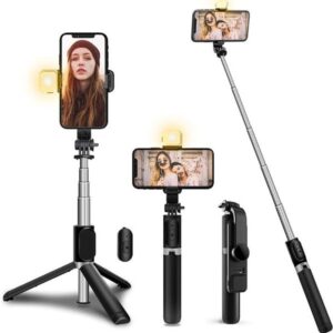 SELFIE STICK CON LUZ (3 EN 1)